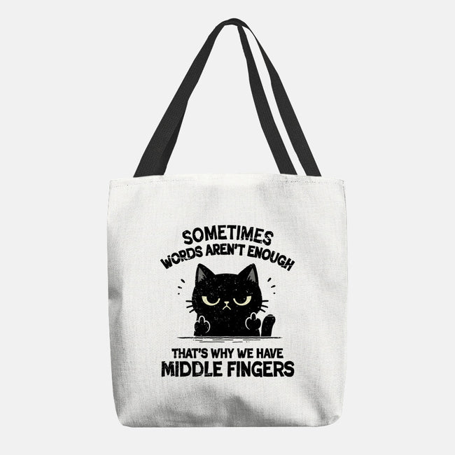 That's Why We Have Middle Fingers-None-Basic Tote-Bag-BridgeWalker