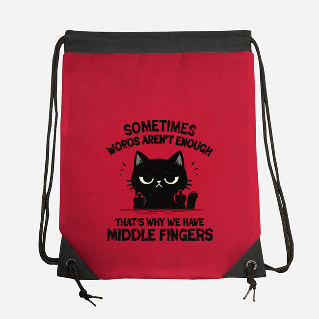 That's Why We Have Middle Fingers-None-Drawstring-Bag-BridgeWalker