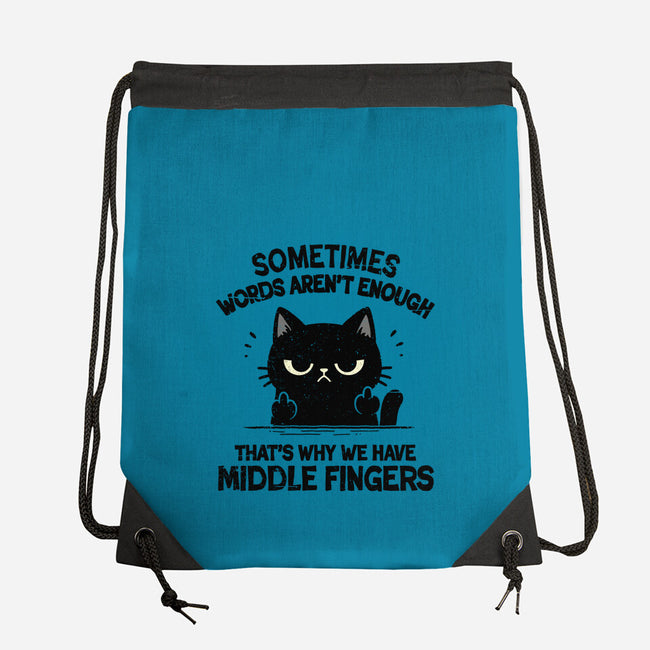 That's Why We Have Middle Fingers-None-Drawstring-Bag-BridgeWalker