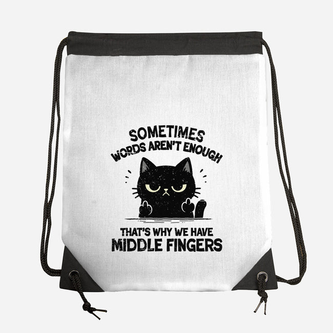 That's Why We Have Middle Fingers-None-Drawstring-Bag-BridgeWalker