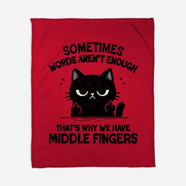 That's Why We Have Middle Fingers-None-Fleece-Blanket-BridgeWalker
