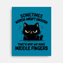 That's Why We Have Middle Fingers-None-Stretched-Canvas-BridgeWalker
