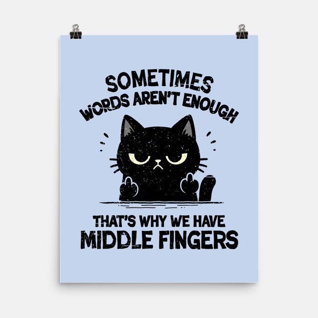 That's Why We Have Middle Fingers-None-Matte-Poster-BridgeWalker