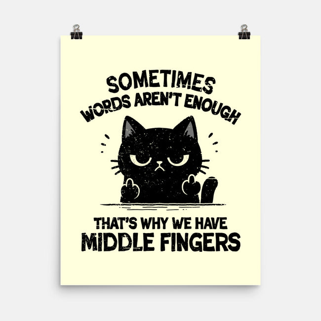 That's Why We Have Middle Fingers-None-Matte-Poster-BridgeWalker