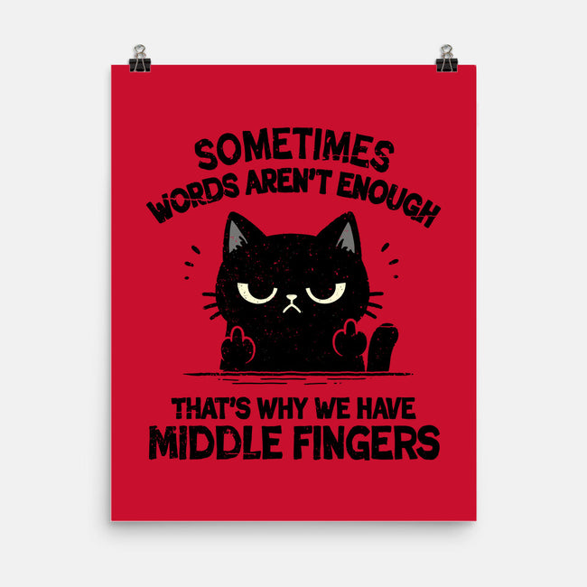 That's Why We Have Middle Fingers-None-Matte-Poster-BridgeWalker