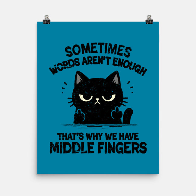That's Why We Have Middle Fingers-None-Matte-Poster-BridgeWalker