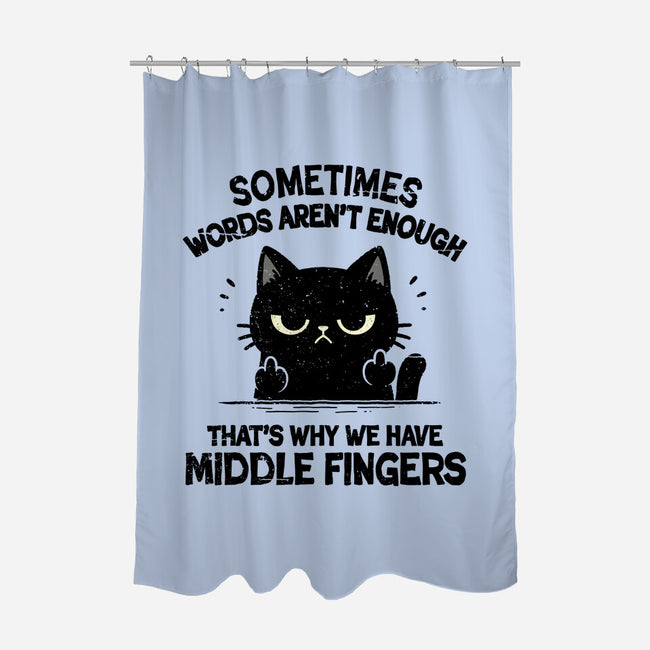 That's Why We Have Middle Fingers-None-Polyester-Shower Curtain-BridgeWalker