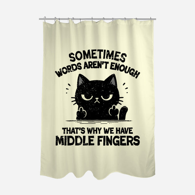 That's Why We Have Middle Fingers-None-Polyester-Shower Curtain-BridgeWalker