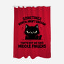 That's Why We Have Middle Fingers-None-Polyester-Shower Curtain-BridgeWalker
