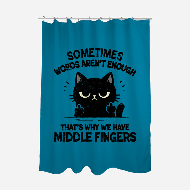 That's Why We Have Middle Fingers-None-Polyester-Shower Curtain-BridgeWalker