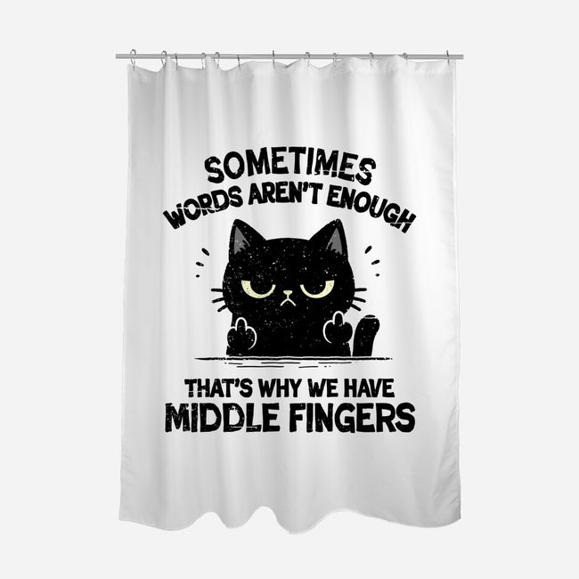 That's Why We Have Middle Fingers-None-Polyester-Shower Curtain-BridgeWalker