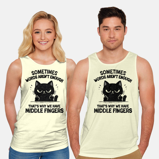 That's Why We Have Middle Fingers-Unisex-Basic-Tank-BridgeWalker
