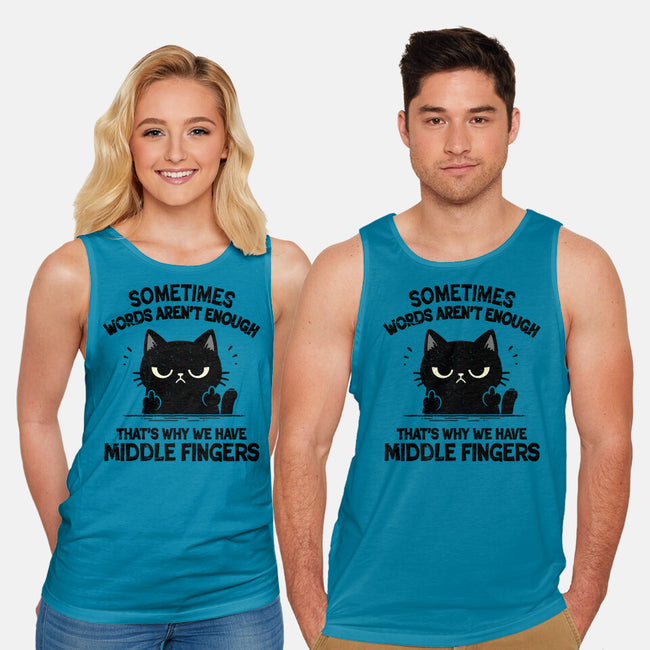 That's Why We Have Middle Fingers-Unisex-Basic-Tank-BridgeWalker