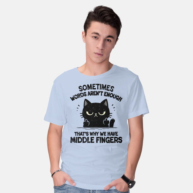 That's Why We Have Middle Fingers-Mens-Basic-Tee-BridgeWalker