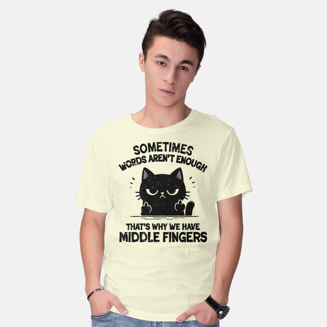 That's Why We Have Middle Fingers-Mens-Basic-Tee-BridgeWalker