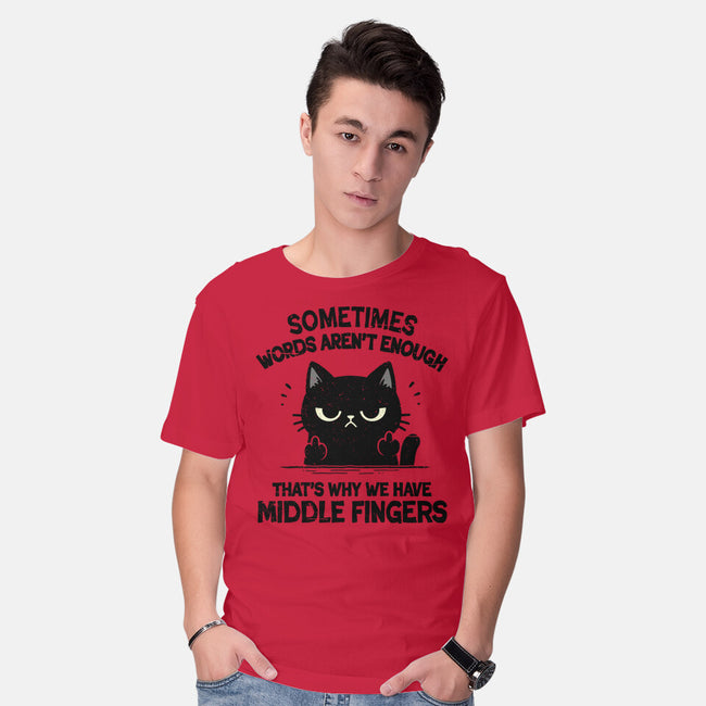 That's Why We Have Middle Fingers-Mens-Basic-Tee-BridgeWalker