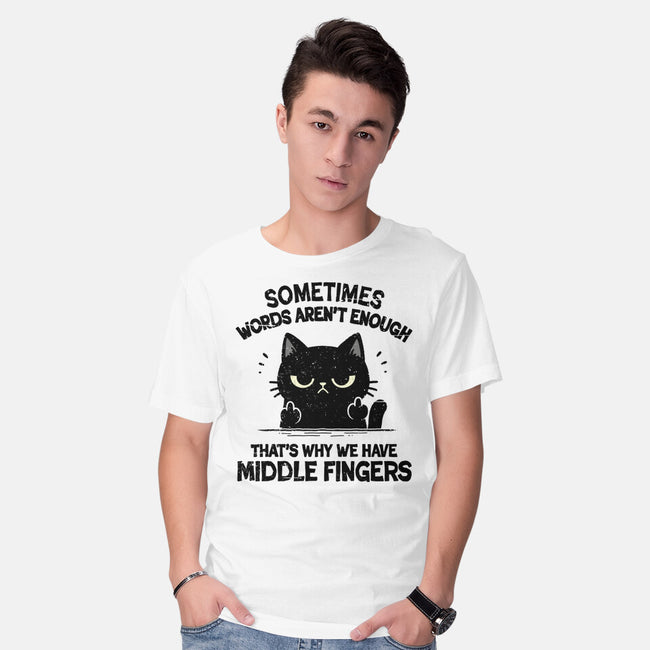 That's Why We Have Middle Fingers-Mens-Basic-Tee-BridgeWalker