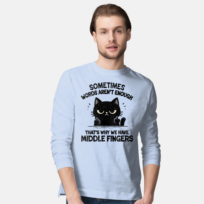 That's Why We Have Middle Fingers-Mens-Long Sleeved-Tee-BridgeWalker