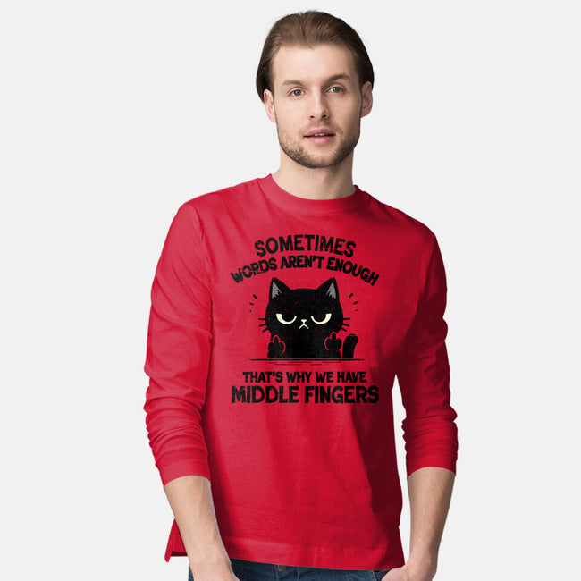 That's Why We Have Middle Fingers-Mens-Long Sleeved-Tee-BridgeWalker