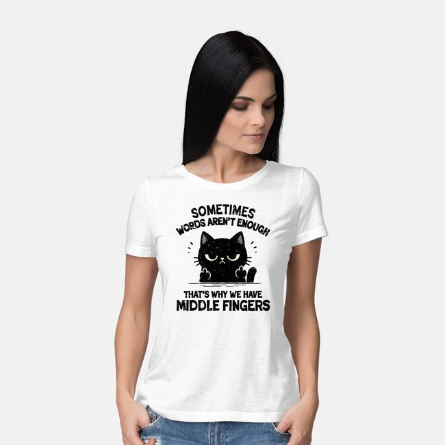 That's Why We Have Middle Fingers-Womens-Basic-Tee-BridgeWalker