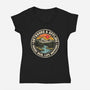 Outdoors And Offline-Womens-V-Neck-Tee-NMdesign
