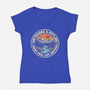 Outdoors And Offline-Womens-V-Neck-Tee-NMdesign