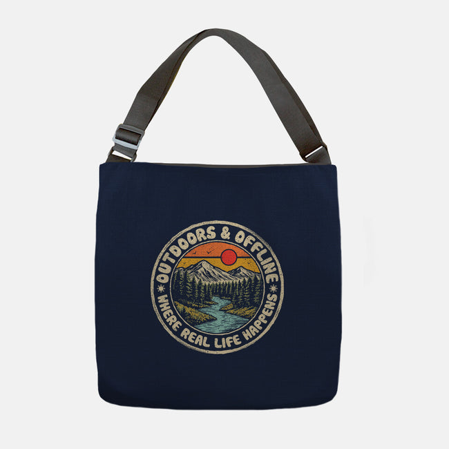 Outdoors And Offline-None-Adjustable Tote-Bag-NMdesign
