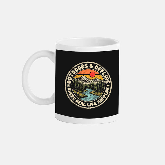 Outdoors And Offline-None-Mug-Drinkware-NMdesign