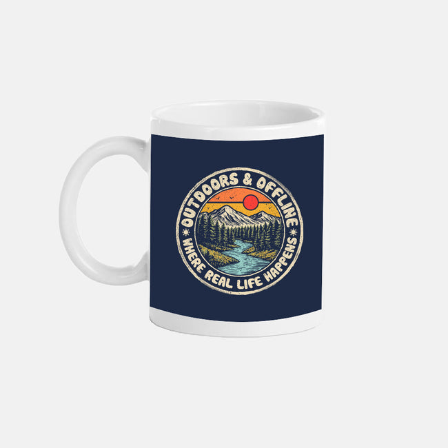Outdoors And Offline-None-Mug-Drinkware-NMdesign
