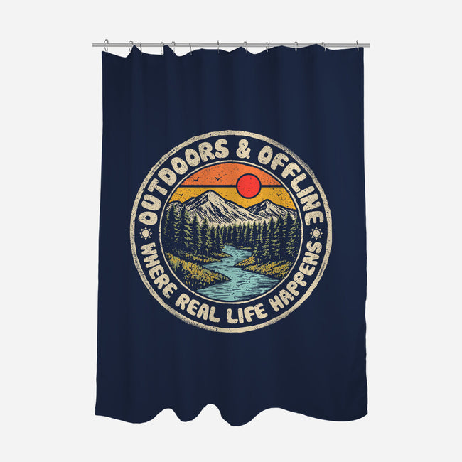 Outdoors And Offline-None-Polyester-Shower Curtain-NMdesign