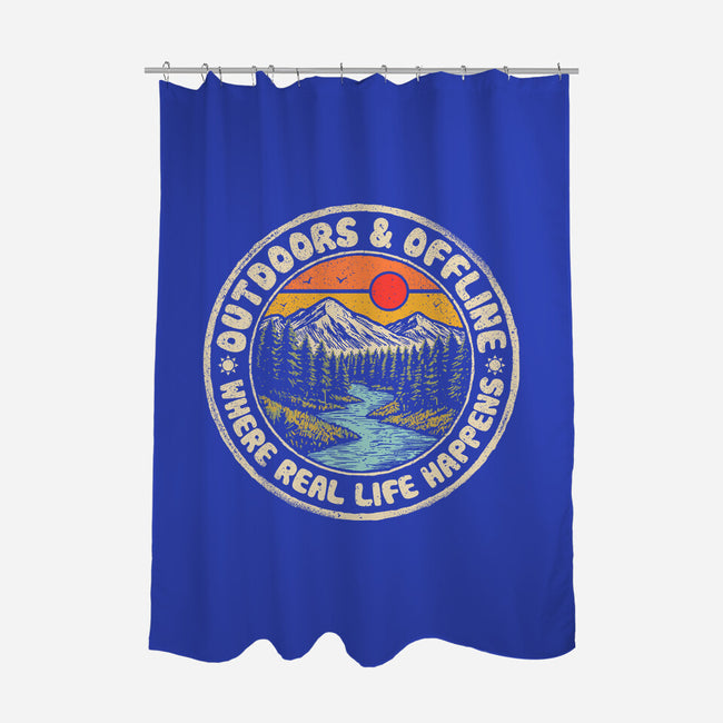 Outdoors And Offline-None-Polyester-Shower Curtain-NMdesign