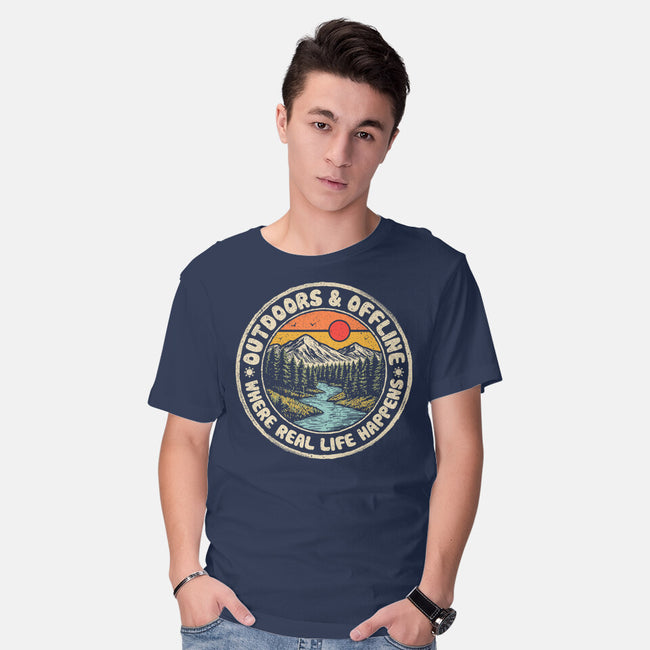 Outdoors And Offline-Mens-Basic-Tee-NMdesign