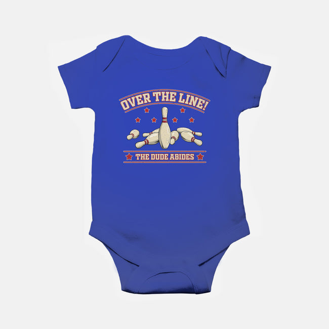 Over The Line-Baby-Basic-Onesie-NMdesign