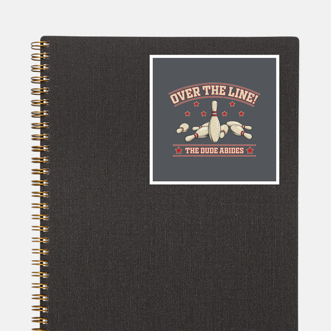 Over The Line-None-Glossy-Sticker-NMdesign