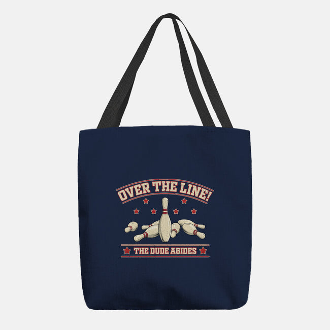 Over The Line-None-Basic Tote-Bag-NMdesign