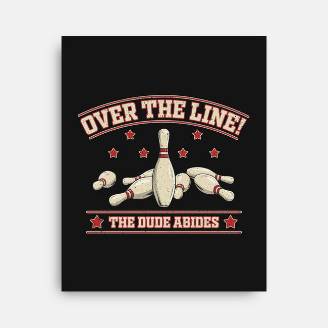 Over The Line-None-Stretched-Canvas-NMdesign