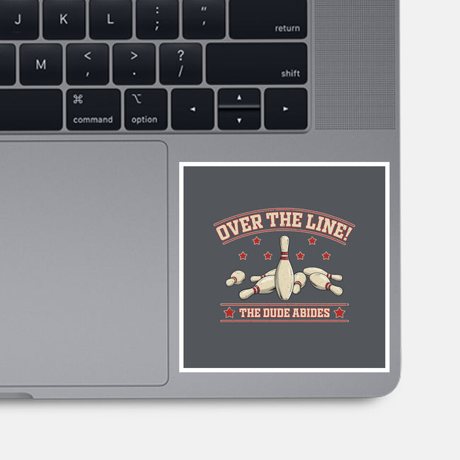 Over The Line-None-Glossy-Sticker-NMdesign
