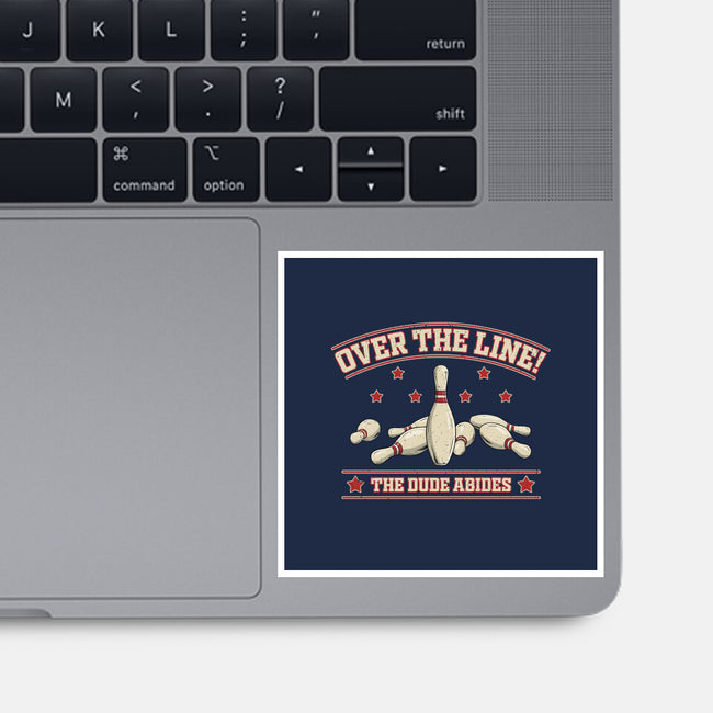 Over The Line-None-Glossy-Sticker-NMdesign