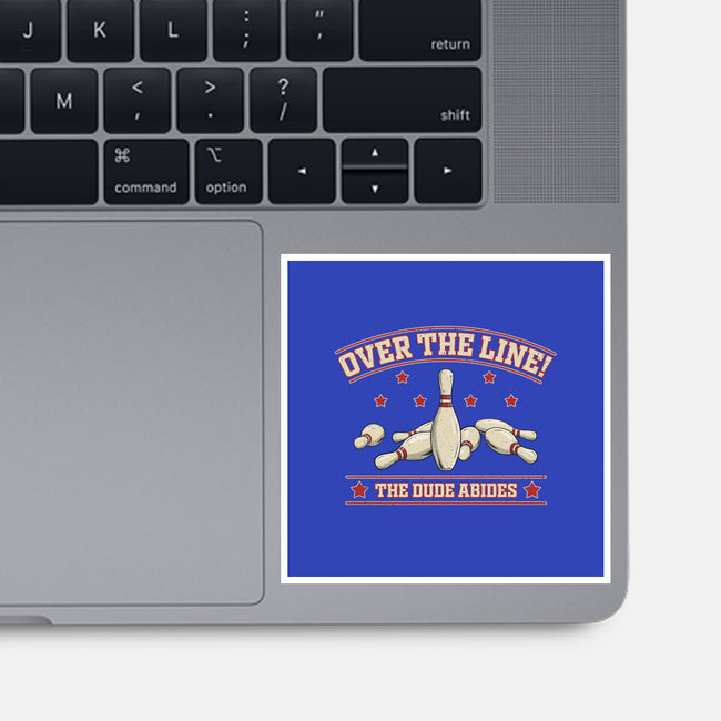 Over The Line-None-Glossy-Sticker-NMdesign