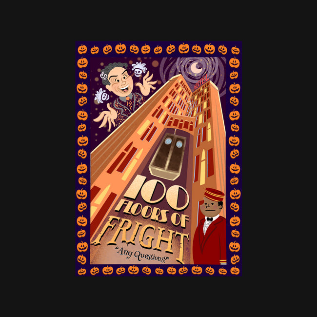 100 Floors Of Fright-Unisex-Kitchen-Apron-DrawnByBryan