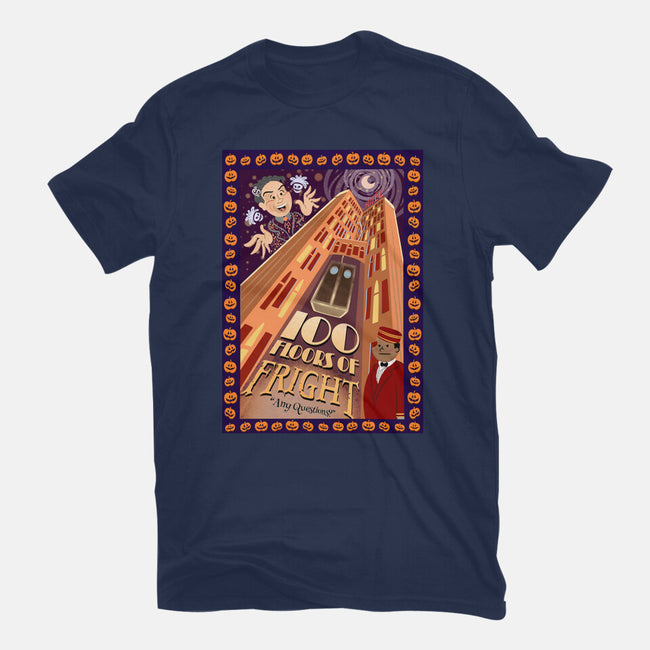 100 Floors Of Fright-Mens-Heavyweight-Tee-DrawnByBryan