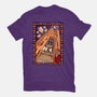 100 Floors Of Fright-Womens-Basic-Tee-DrawnByBryan