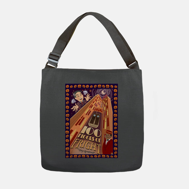 100 Floors Of Fright-None-Adjustable Tote-Bag-DrawnByBryan