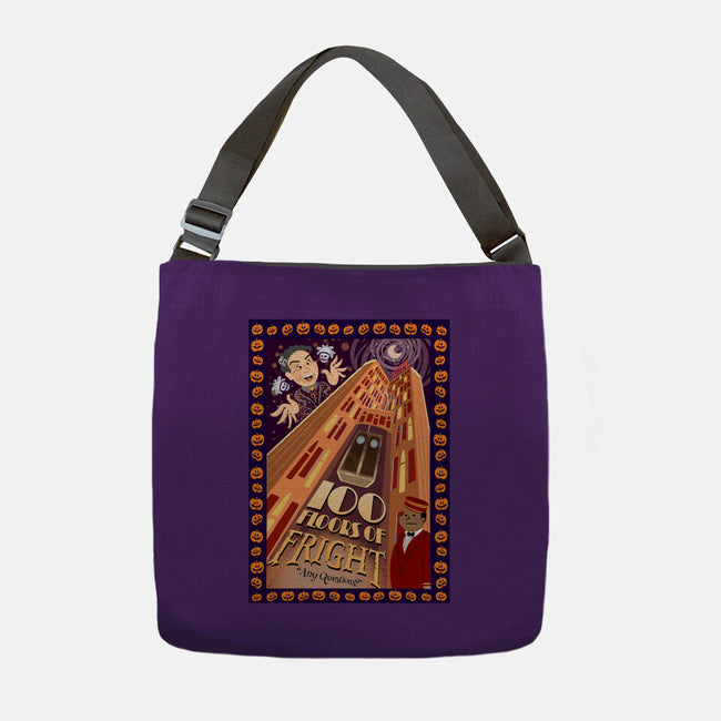 100 Floors Of Fright-None-Adjustable Tote-Bag-DrawnByBryan