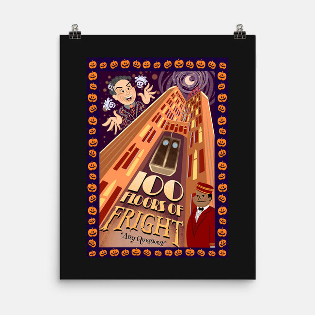 100 Floors Of Fright-None-Matte-Poster-DrawnByBryan