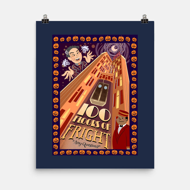 100 Floors Of Fright-None-Matte-Poster-DrawnByBryan