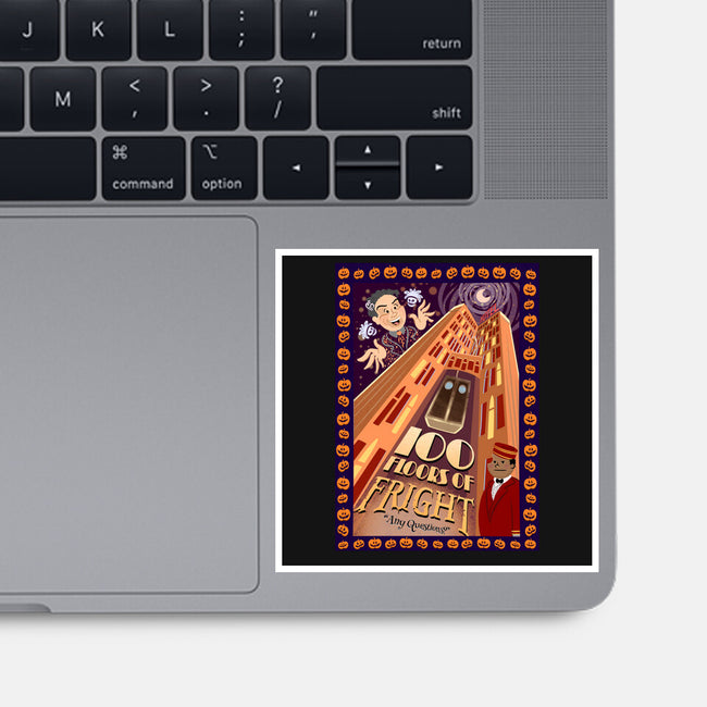 100 Floors Of Fright-None-Glossy-Sticker-DrawnByBryan