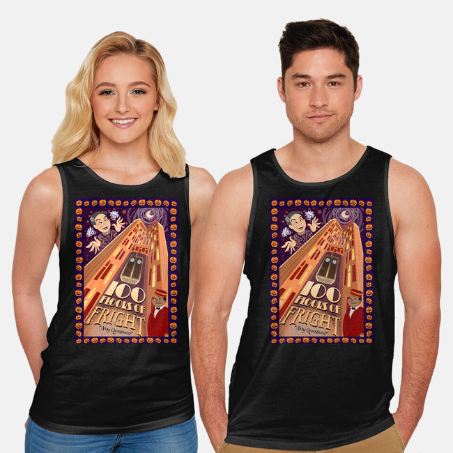 100 Floors Of Fright-Unisex-Basic-Tank-DrawnByBryan