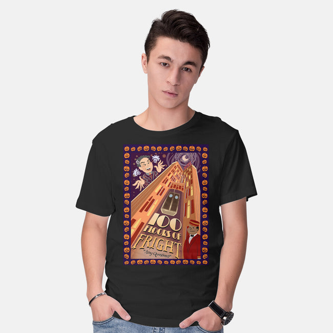 100 Floors Of Fright-Mens-Basic-Tee-DrawnByBryan