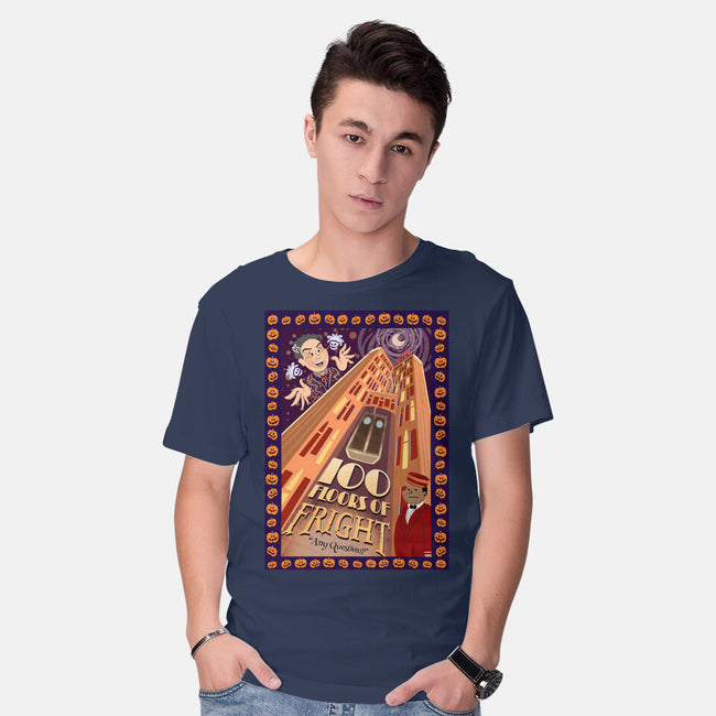 100 Floors Of Fright-Mens-Basic-Tee-DrawnByBryan